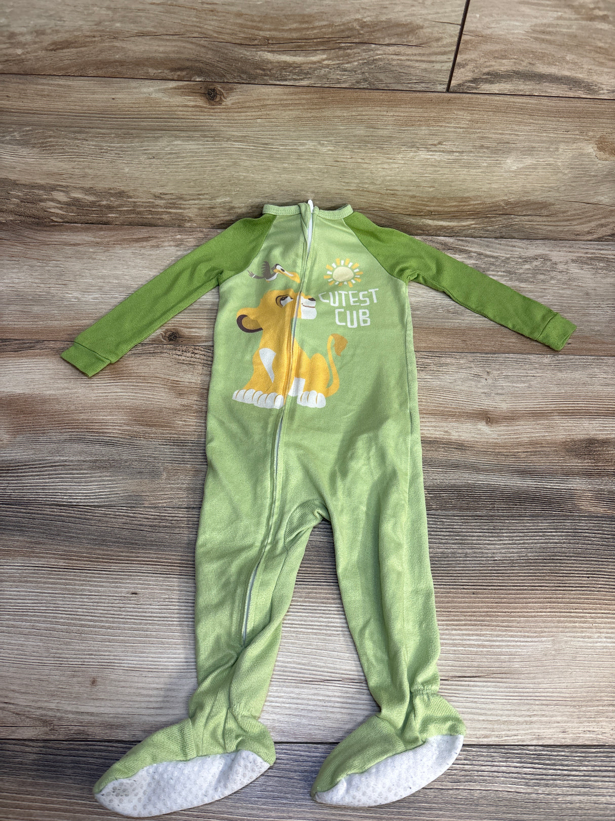Disney Baby Lion King Cutest Cub Sleeper Green sz 12m