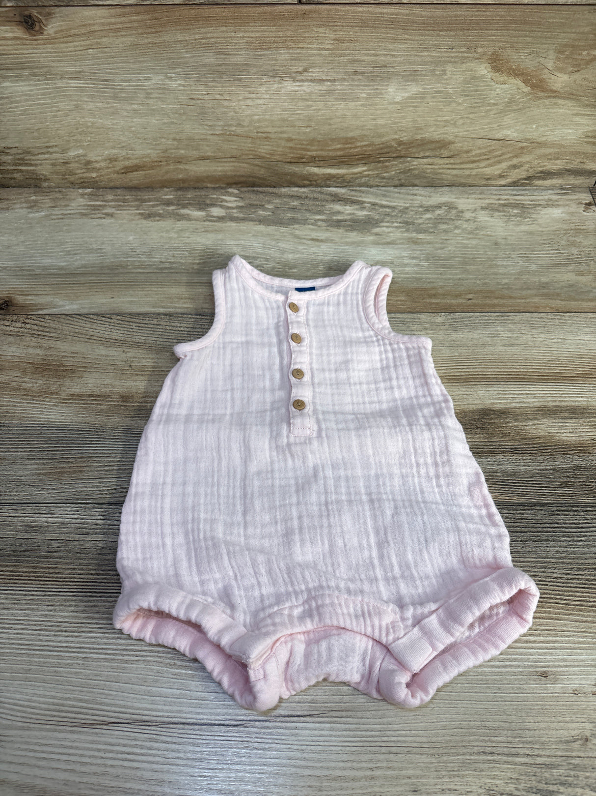 Old Navy Gauze Shortie Romper Pink sz 3-6m
