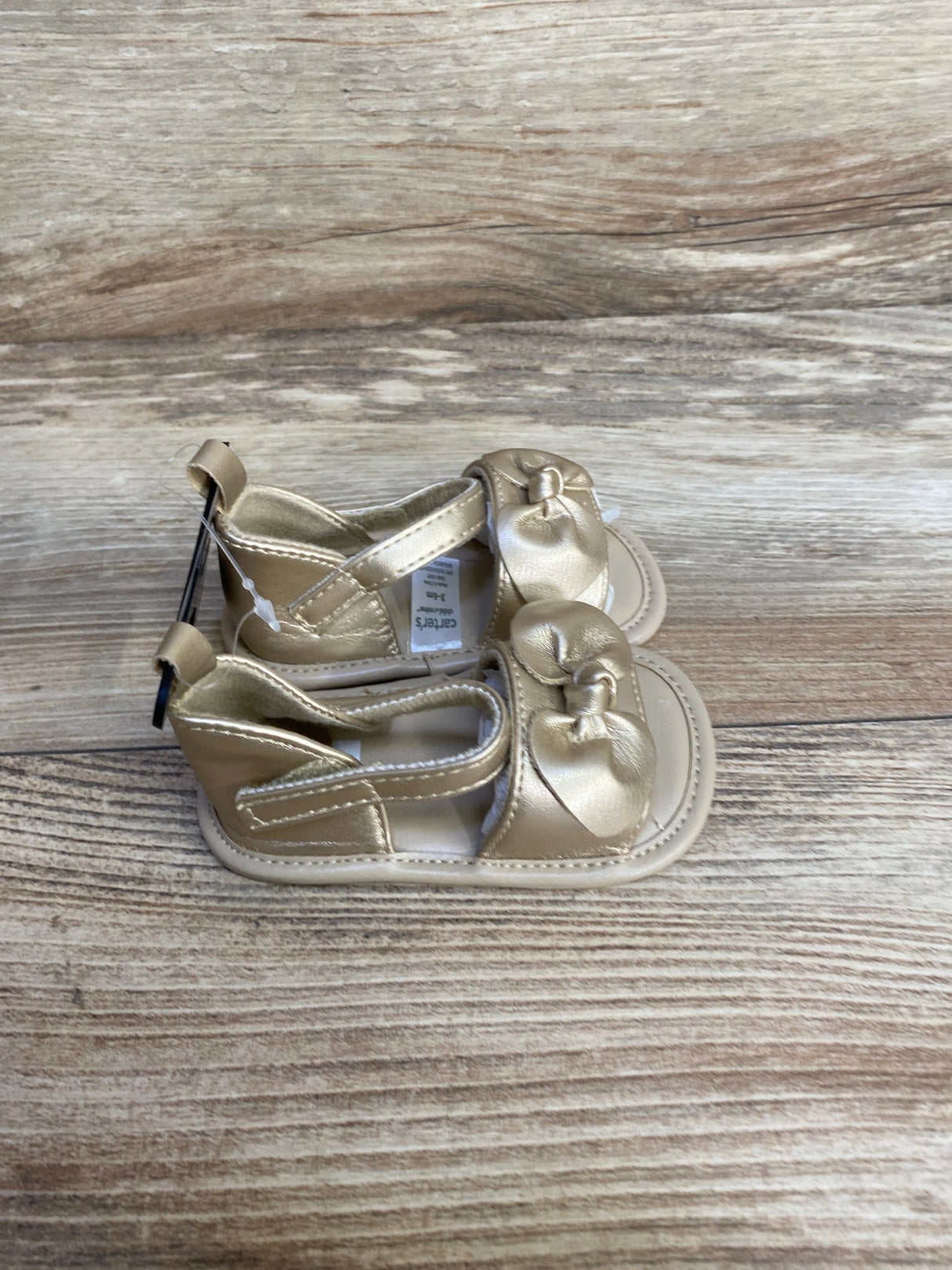 NEW Child of Mine Gold Sandals sz 3-6m
