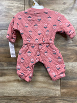 NEW Carter's Quilted Coverall Pink sz Newborn