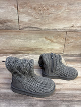 UGG Braided Knit Boots Grey sz 8c