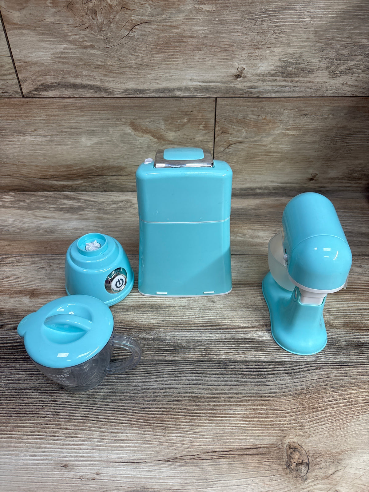 PlayGo Gourmet Kitchen Appliance Set - Blender, Coffee Marker, & Mixer Blue