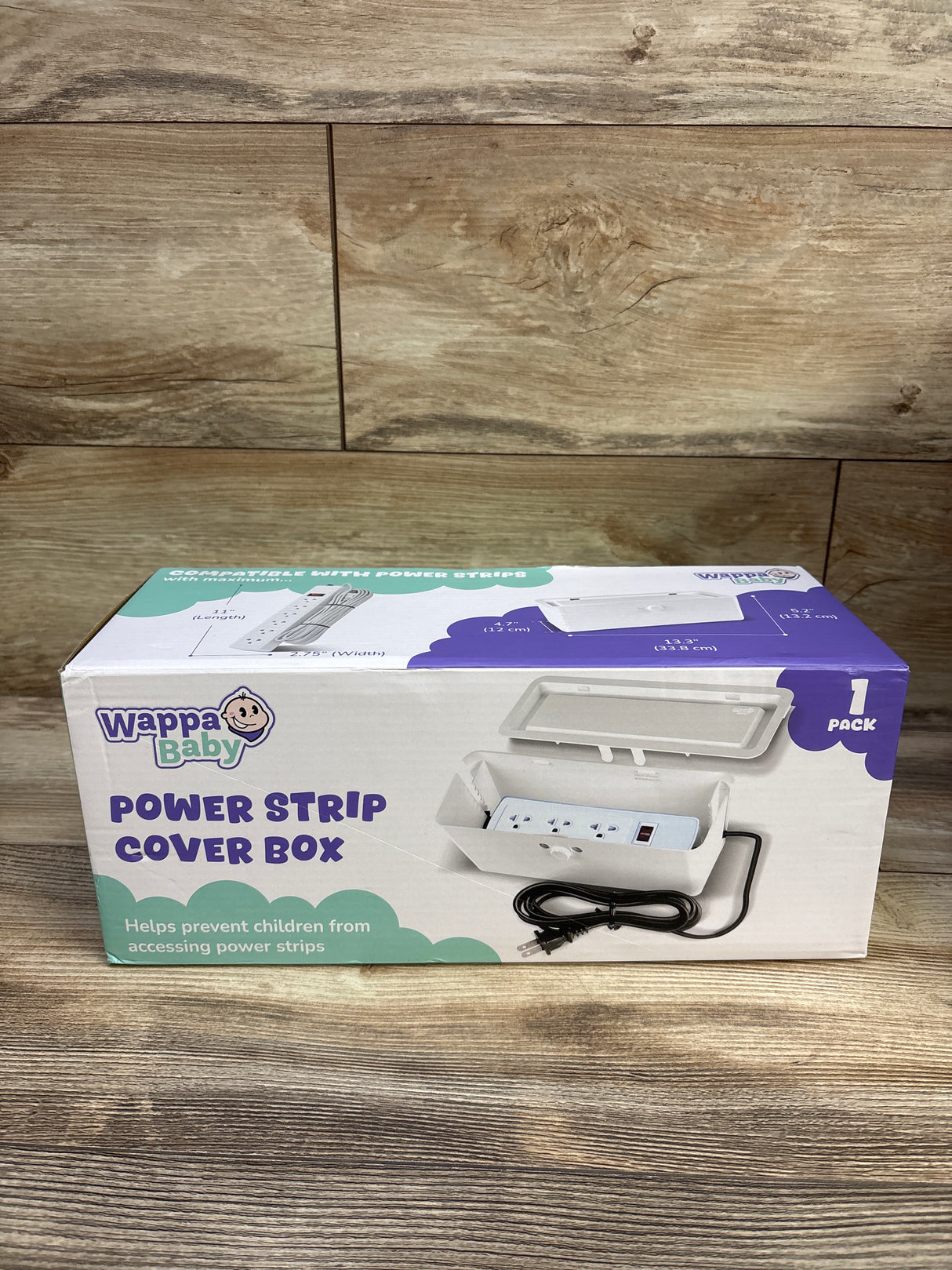 NEW Wappa Baby Power Strip Cover Box