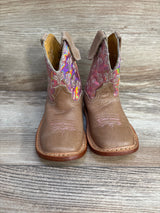 Roper Kids Pink Looking Glass Cowgirl Boots sz 4c - Me n Mommy To Be
