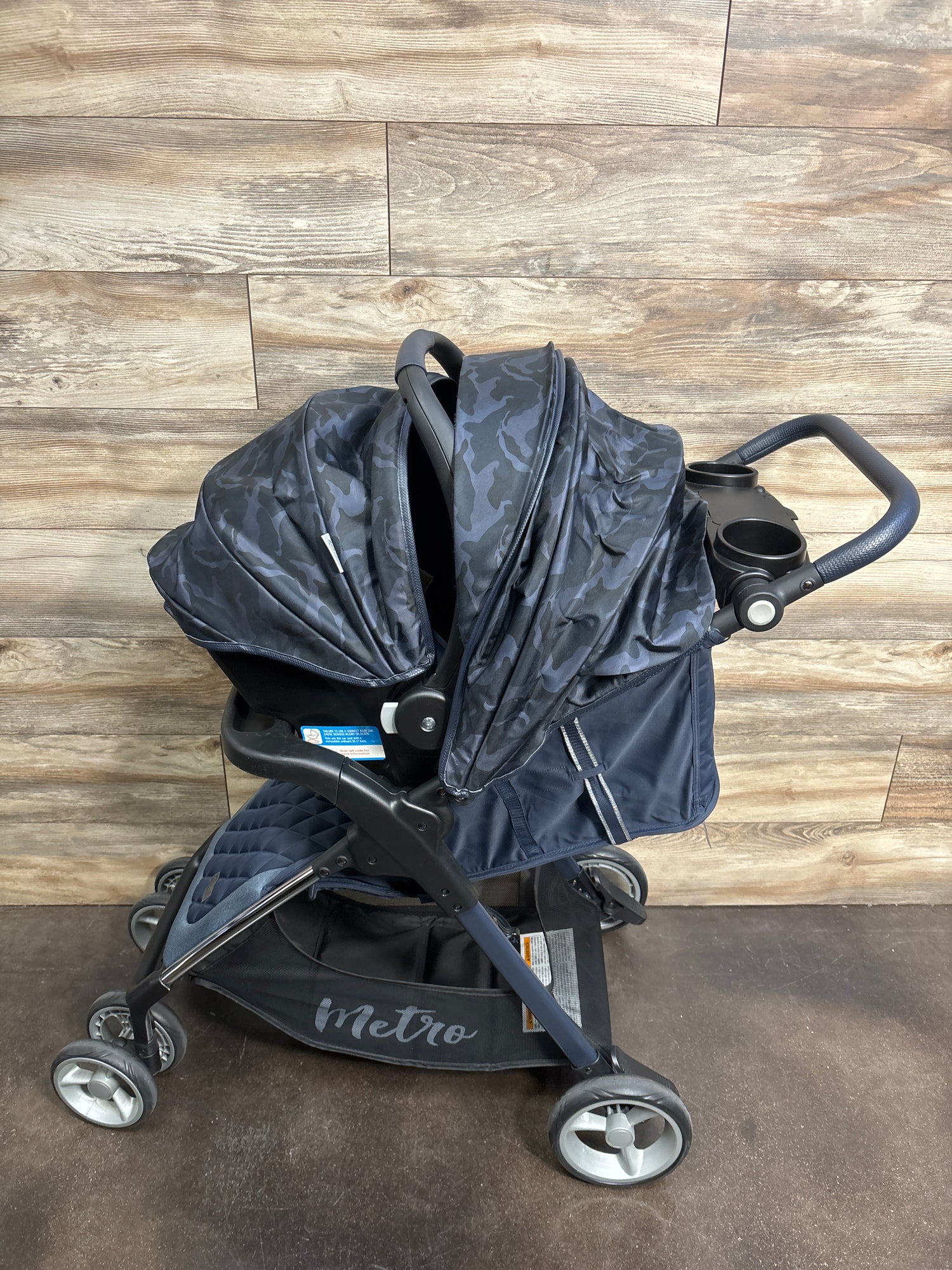 Monbebe Metro Travel System in Navy Camo