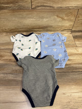 Nike 3pk Bodysuits Blue sz Newborn
