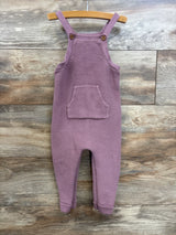Little Planet Knit Overalls Mauve sz 18m