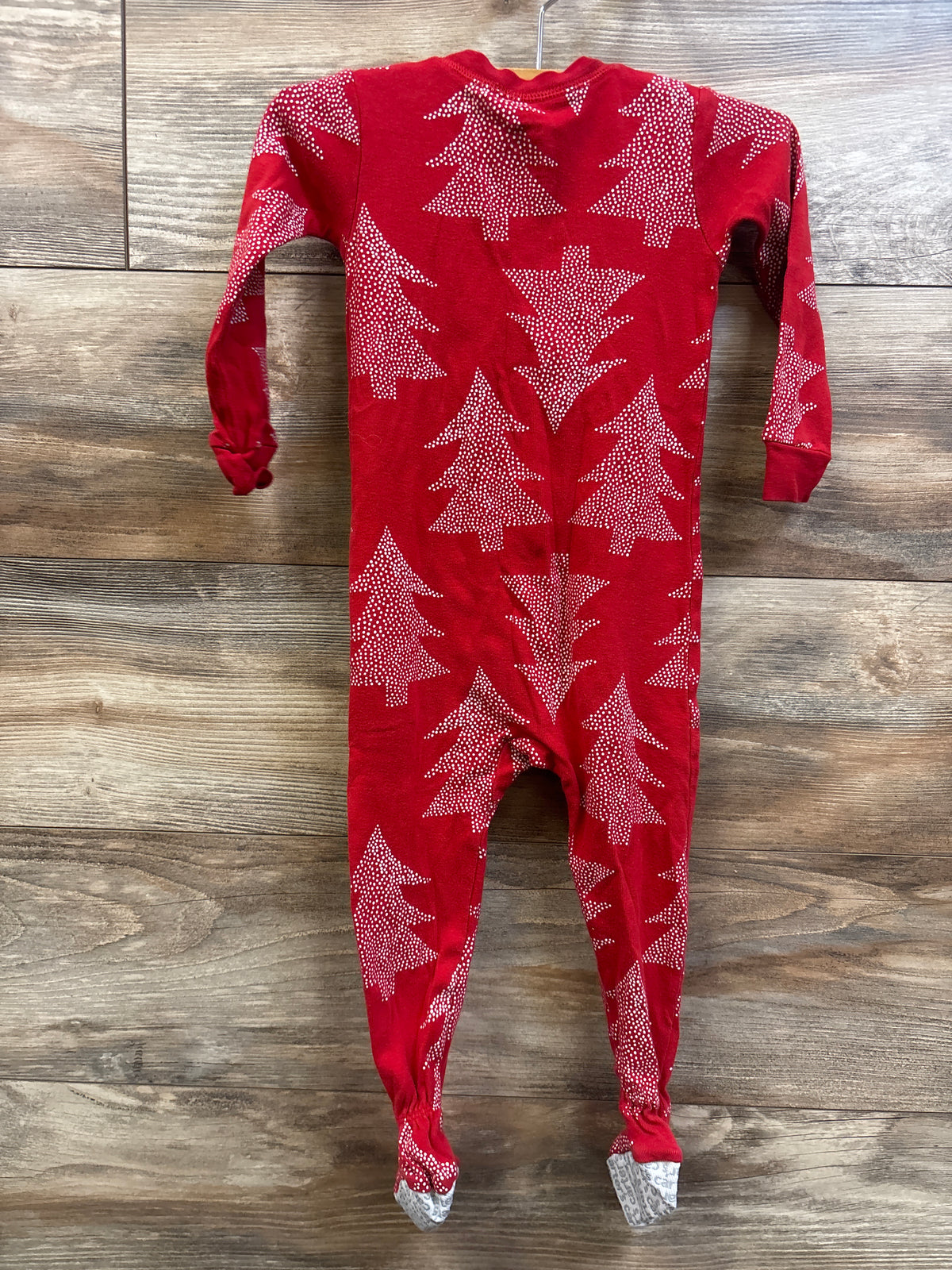 Carter's Christmas Tree Sleeper Red sz 2T