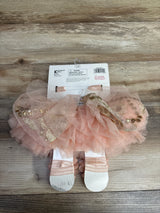 NEW So Dorable Fancy Tutu 3pc Set Pink sz 0-6m