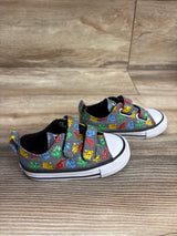 Converse Chuck Taylor All Star 2V Dino Sneakers Grey sz 5c