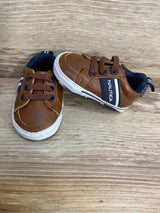 Nautica Soft Sole Boat Shoes Tan Sz 1c