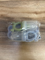 NEW Kingkam Breastmilk Popsicle Molds & Fruit Feeders, 2pk Green/Blue