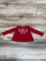First Impressions Santa's Little Elf Shirt Red sz 18m - Me n Mommy To Be