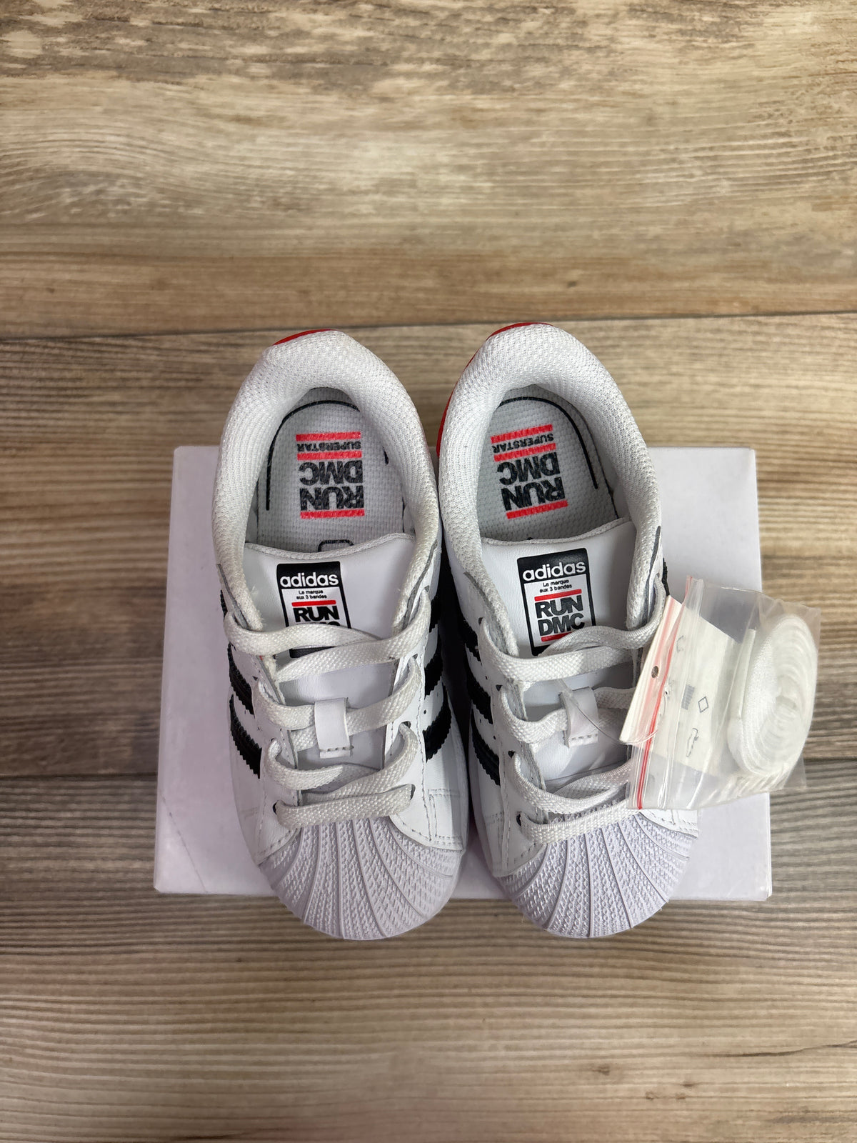 NEW Run DMC x Adidas Superstar '50th Anniversary' Sneakers sz 8c