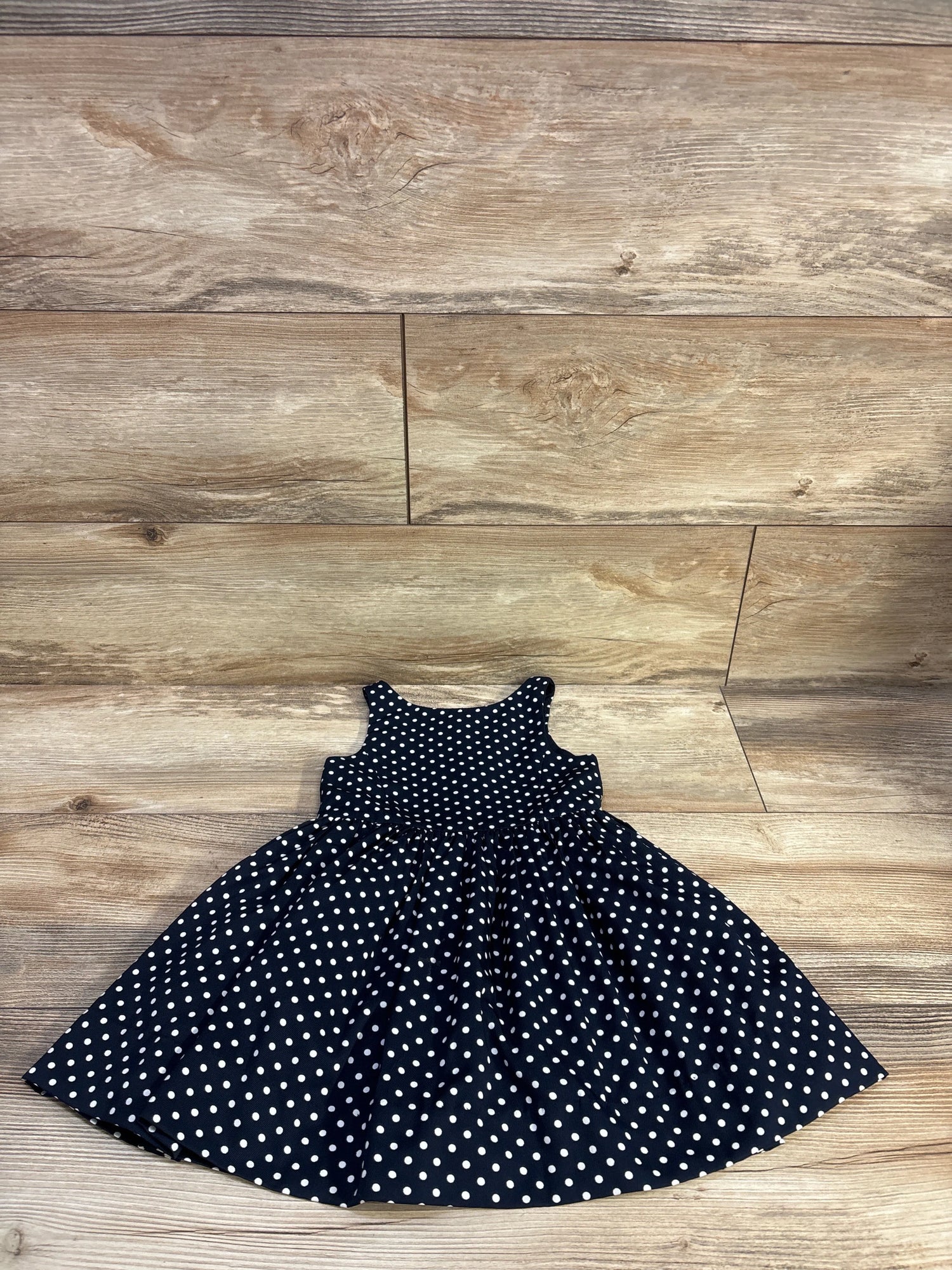 Polo Ralph Lauren Sleeveless Polka Dot Dress Navy sz 2T