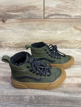 Vans Sk8-Hi Zip MTE Sneakers Olive Green sz 10.5c