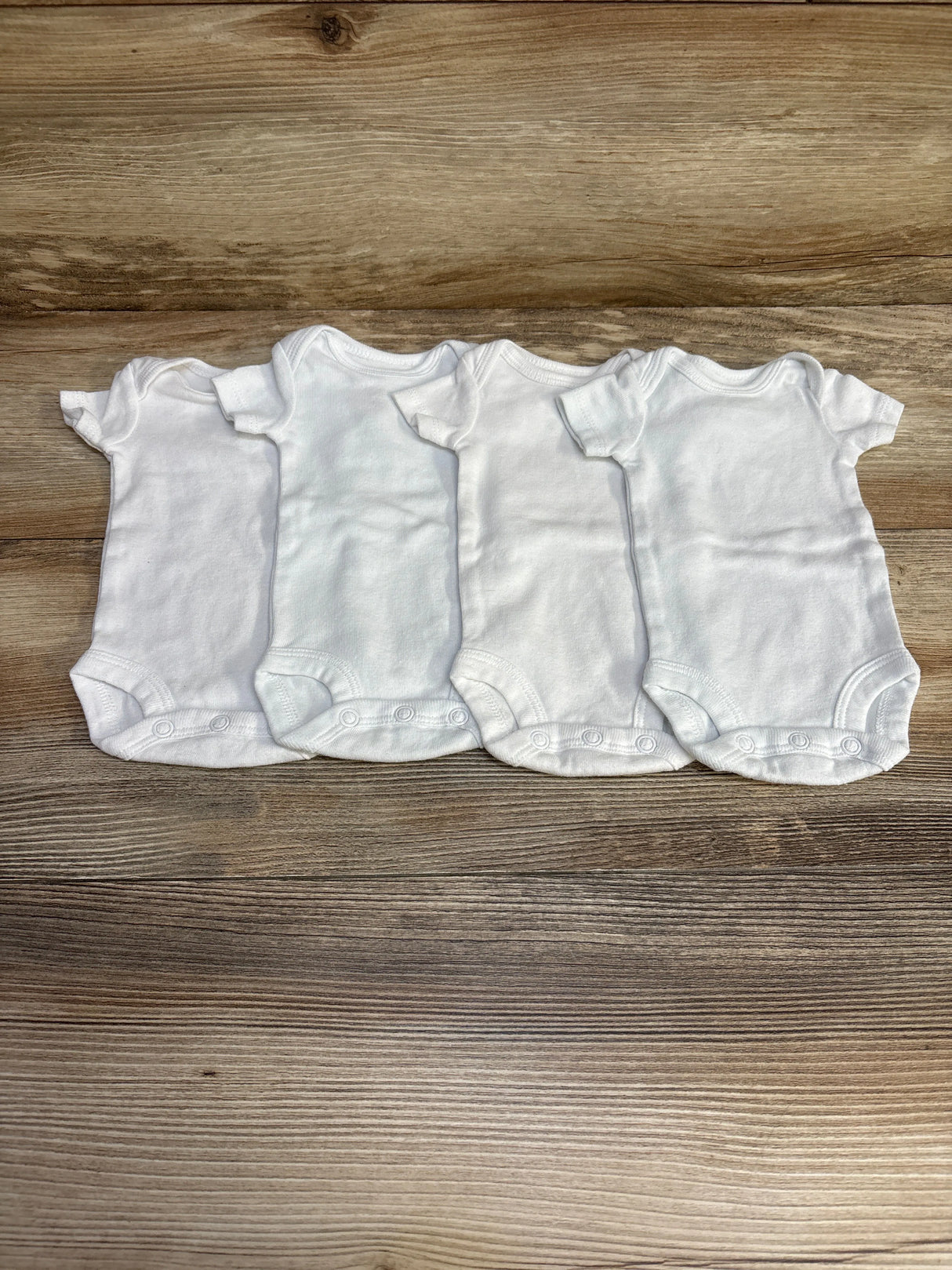 Just One You 4pk Bodysuits White sz Preemie - Me n Mommy To Be
