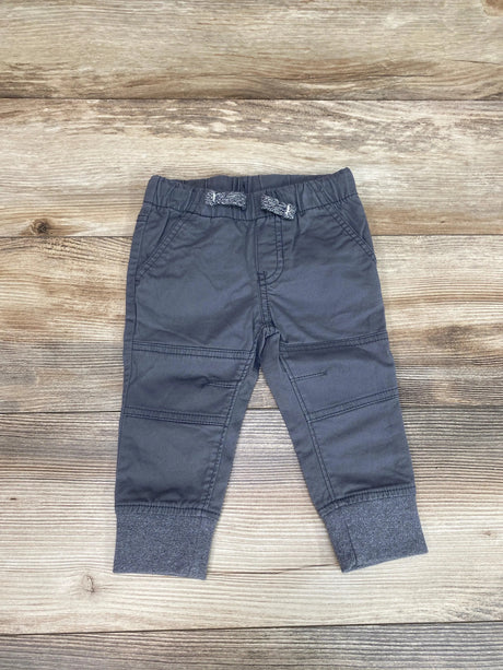 Cat & Jack Grey Drawstring Jogger Pants sz 12m - Me 'n Mommy To Be