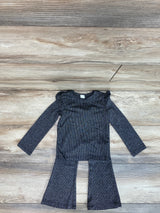 Baby Gap 2pc Ribbed Shirt & Flare Legging Black sz 3T