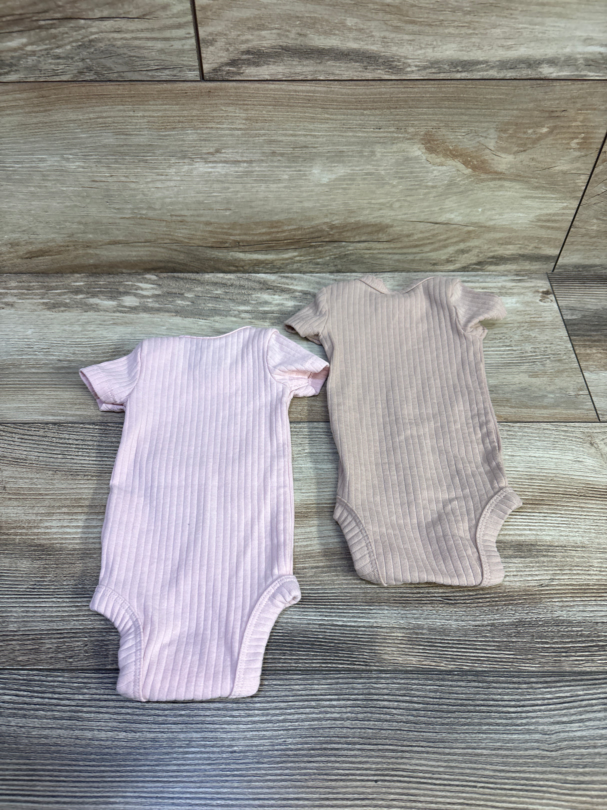 Just One You 2pk Ribbed Bodysuits Pink sz Preemie