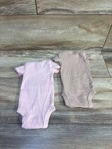 Just One You 2pk Ribbed Bodysuits Pink sz Preemie
