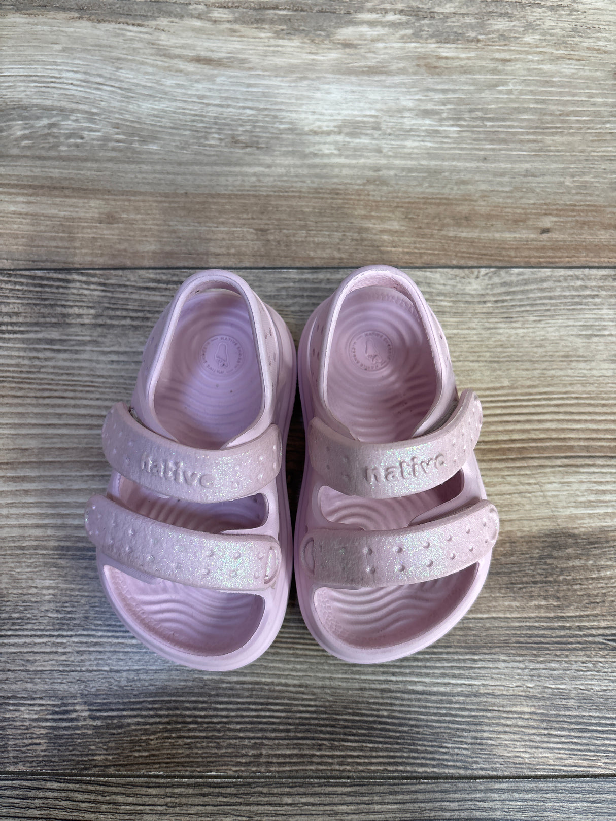 Native Chase Bio-Bling Sandals Pink sz 4c