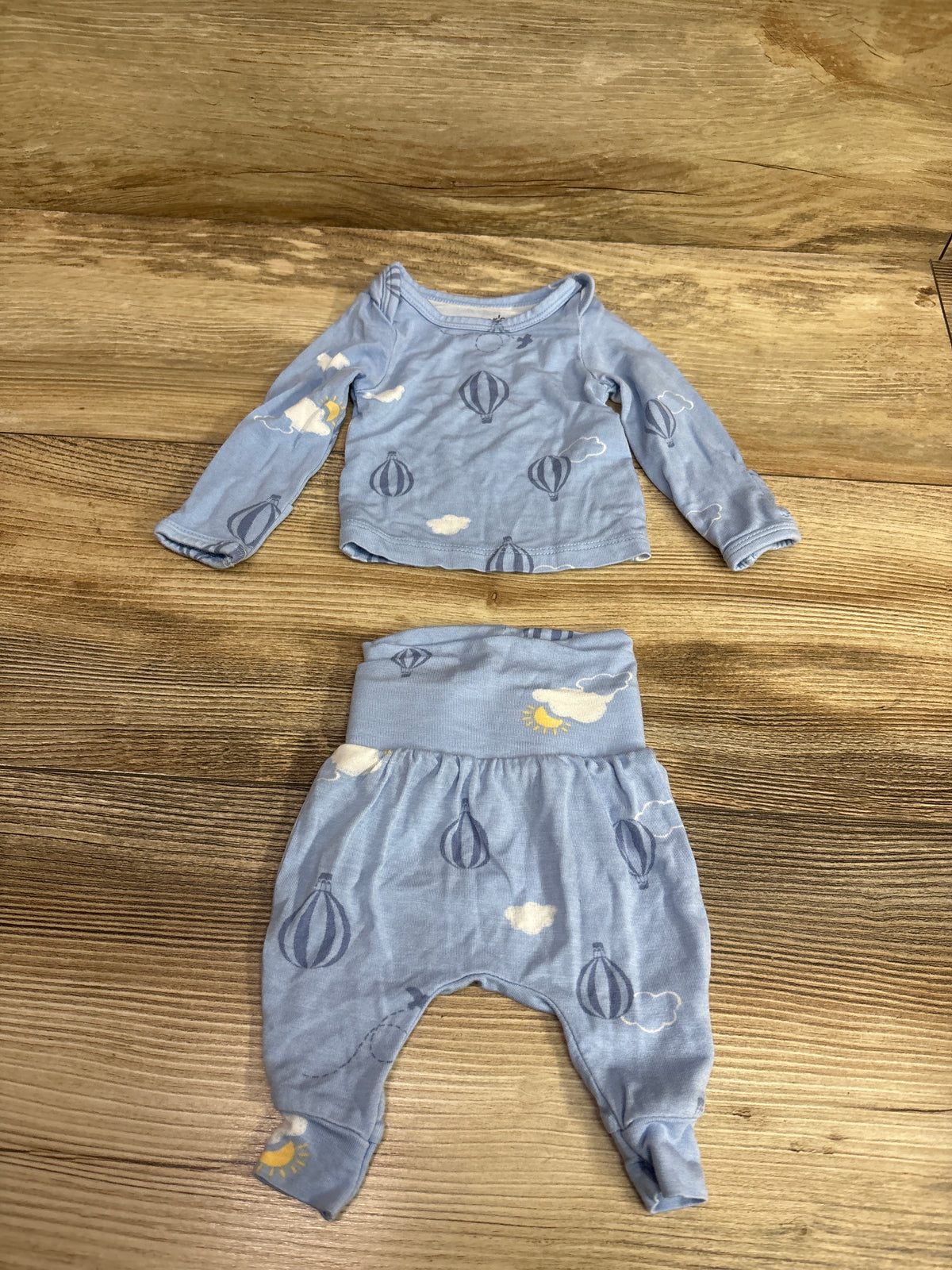 Child Of Mine 2pc Viscose Shirt & Pants Set Blue sz Preemie