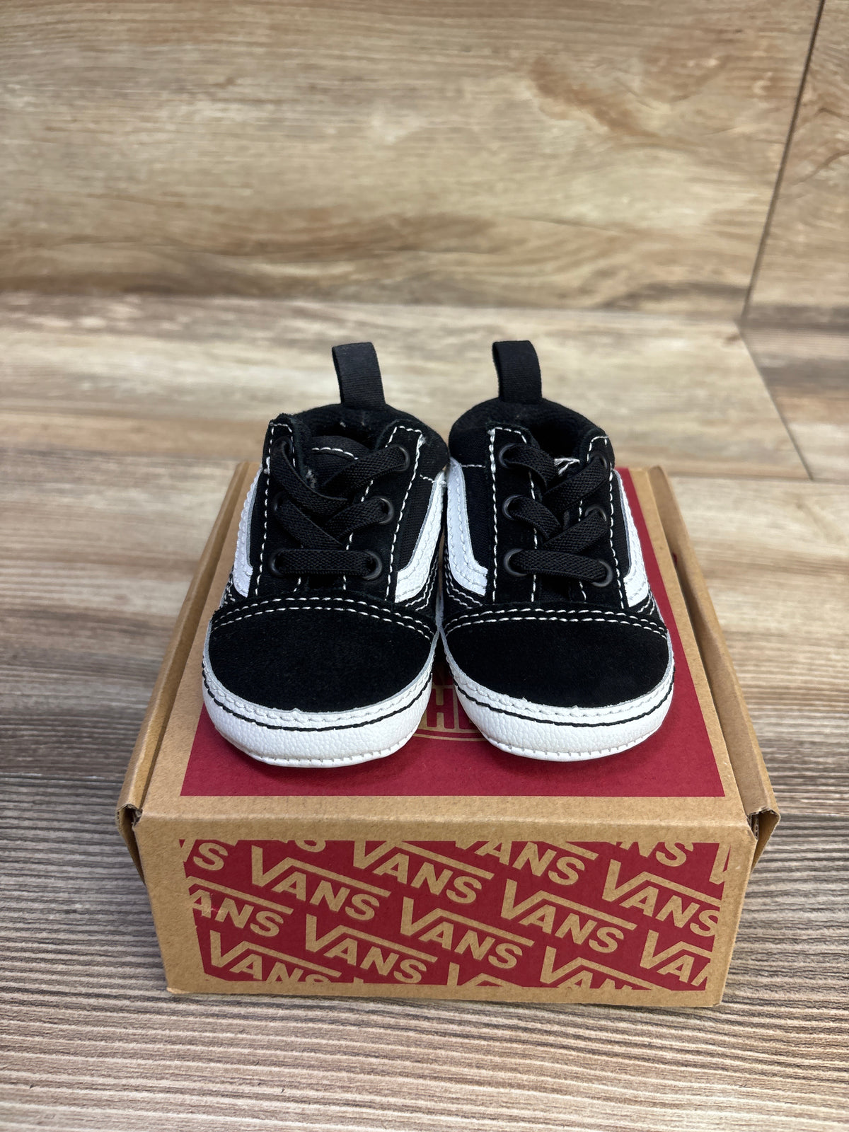 Vans Old Skool Crib Shoes Black sz 2c