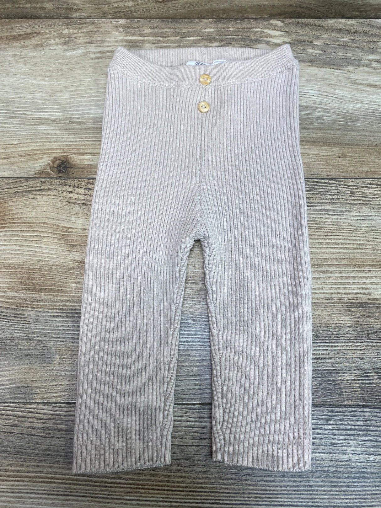 H&M Ribbed Leggings Beige sz 6m