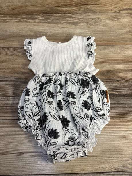 Lila & Jack Floral Bubble Romper White sz 18-24m - Me n Mommy To Be