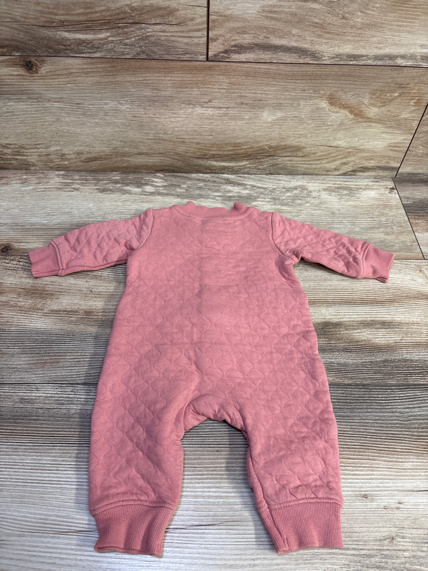 Carter's Quilted Button Front Coverall Pink sz 3m
