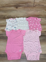 Gerber 5pk Bodysuit Set Pink sz 0-3m