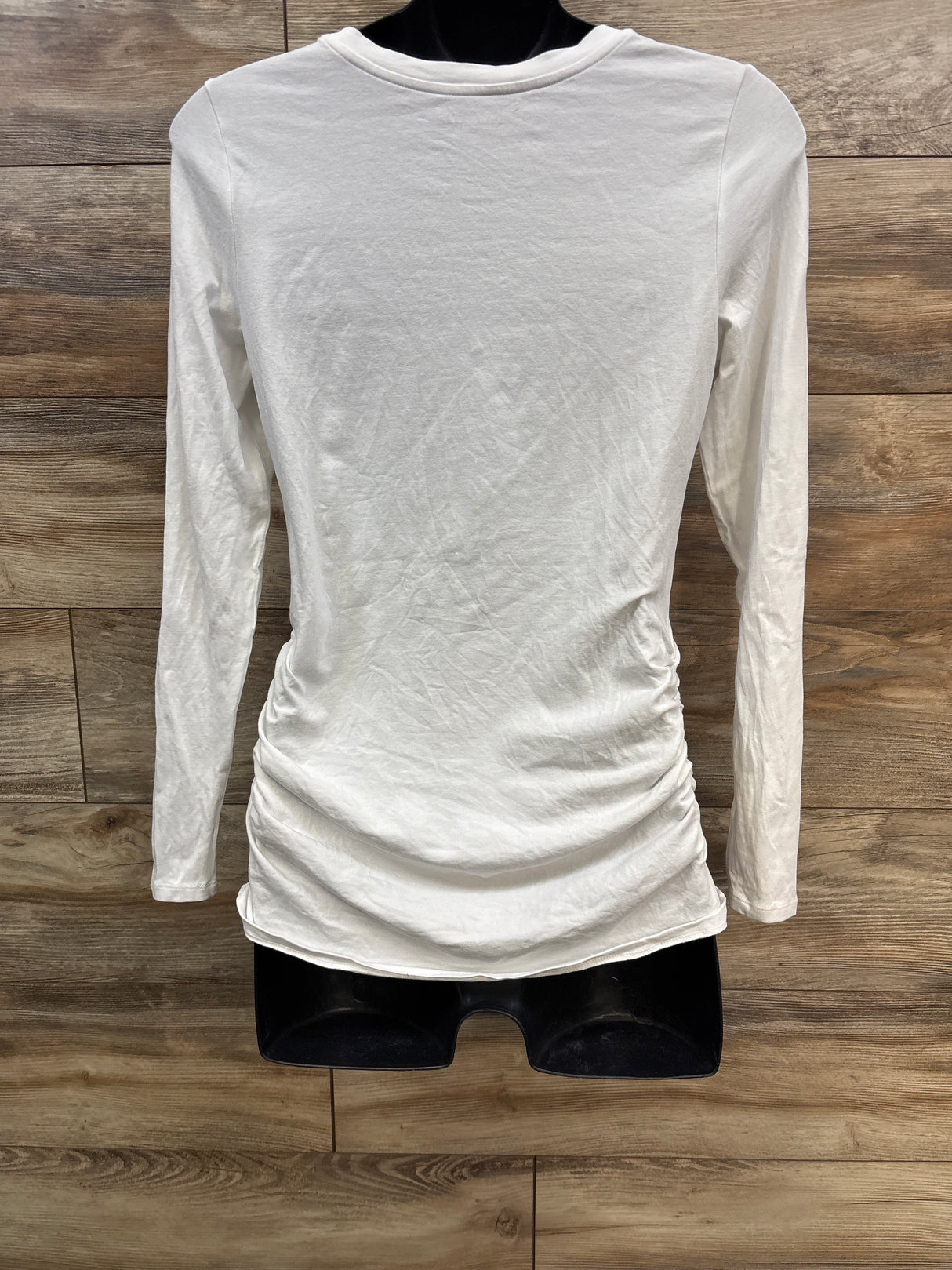 Old Navy Fitted Long Sleeve Shirt White sz Medium
