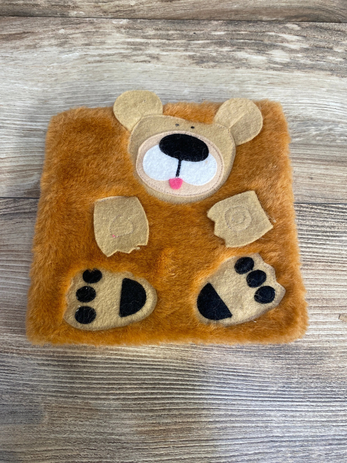 Bear Hug " A Snuggle Book" Furry Cover Board Book