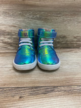 Monkey Feet USA Iridescent High Top Sneakers Sz 4c