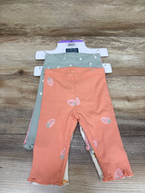 NEW Pekkle 4pk Ribbed Pants Pink sz 3m