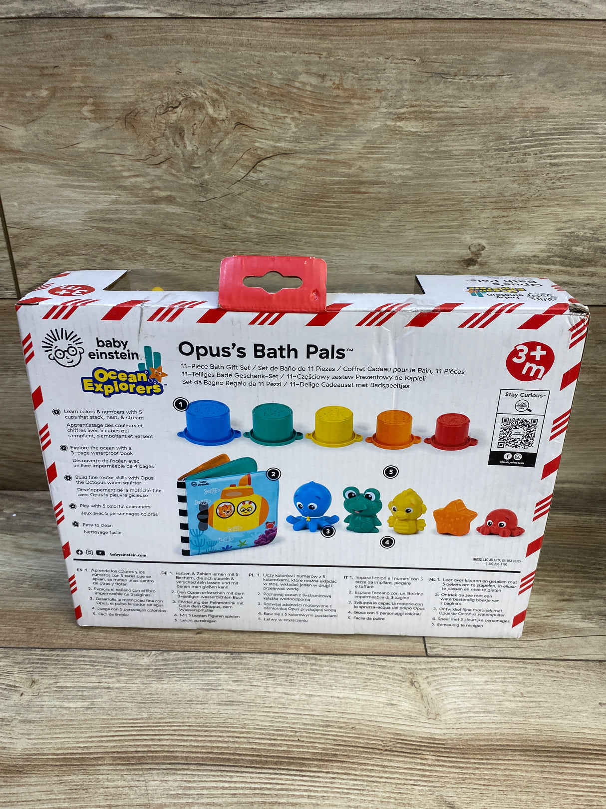 NEW Baby Einstein Opus's Bath Pals 11pc