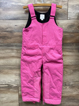 Children's Place Snow Bib Overalls Pink sz 3T