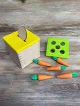 Lovevery Wooden Coin Bank Set + Carrot Lid & Carrots