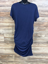 Smallshow Maternity Ruched Bodycon Dress Navy sz XXL