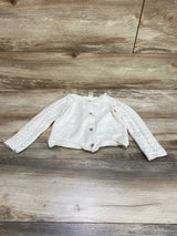 Oshkosh Knit Cardigan Sweater Cream sz 24m