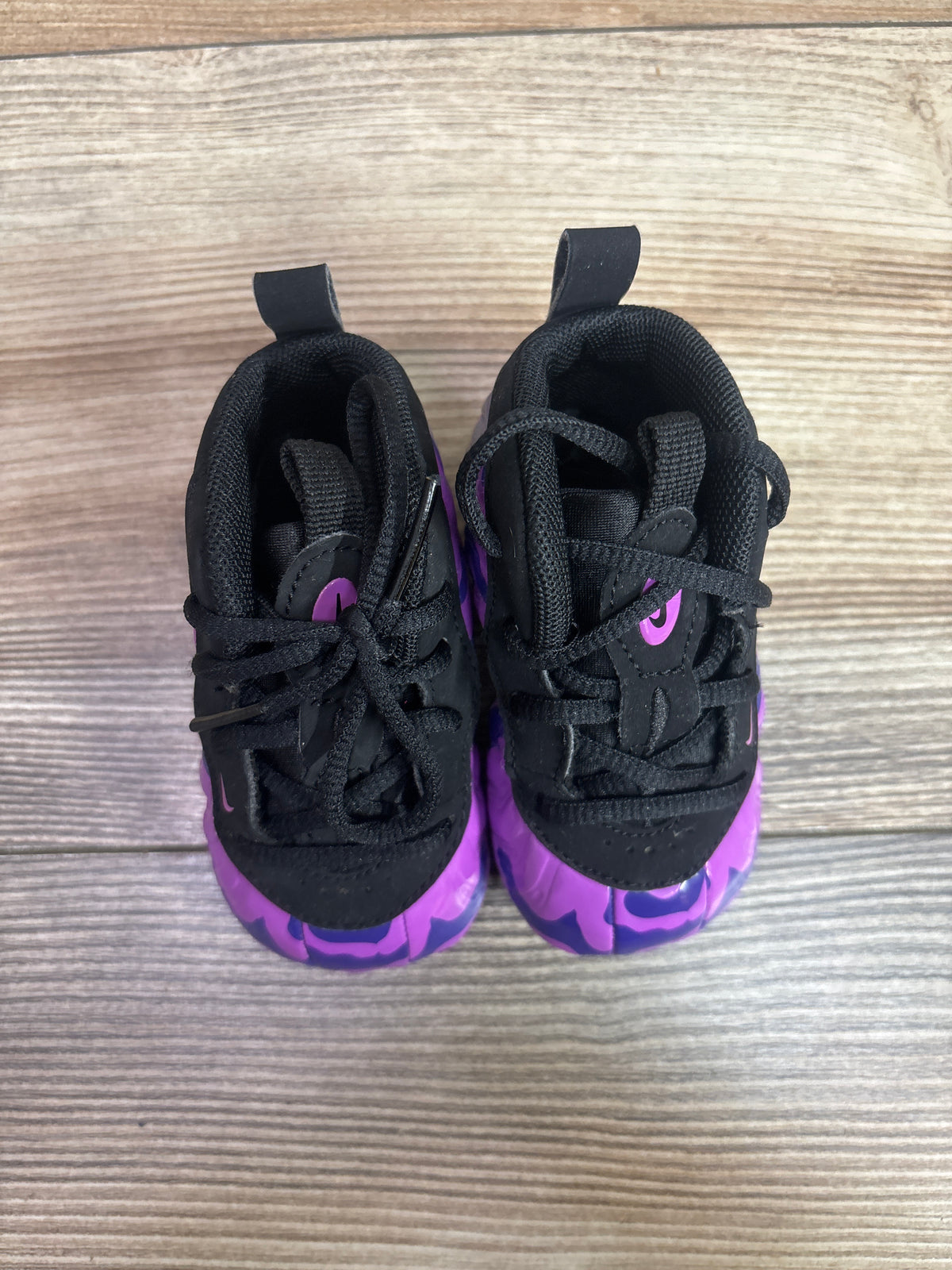 Nike Little Posite Pro Crib 'Hyper Violet' Sneakers sz 3c