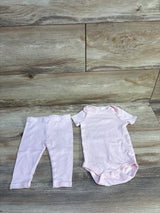 Starting Out 2pc Bodysuit & Pants Set Pink sz 9m