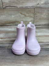 Bearpaw Chelsea Rainboot With Faux Fur Pink sz 4c