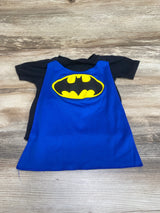 Batman Logo Shirt w/Cape Black sz 2T