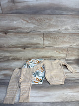 Carter's 3pc Bodysuit Set Beige sz 12m