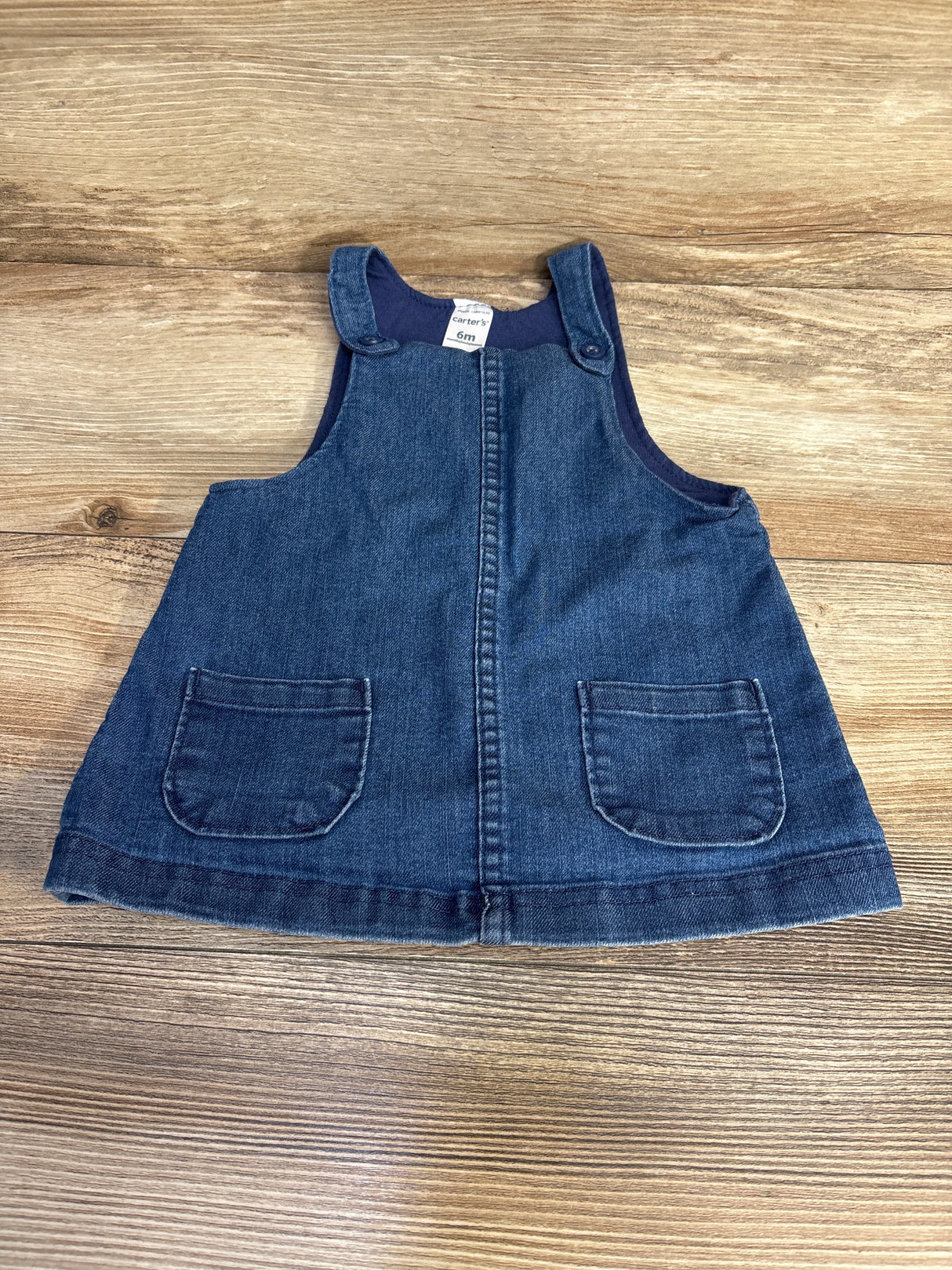 Carter's Denim Jumper Dress Blue sz 6m