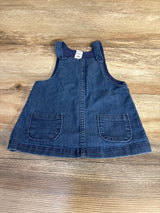 Carter's Denim Jumper Dress Blue sz 6m