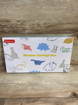 NEW Kickduck Wooden Savings Box (Dinosaur)