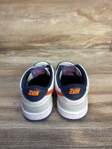 Nike Dunk Low SE TD White Light Silver Midnight Navy Sneakers sz 8c
